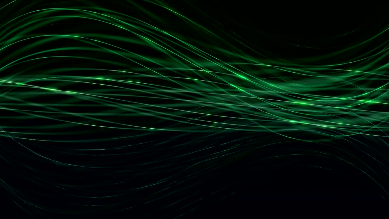 Green Abstract Background Loopable 4K