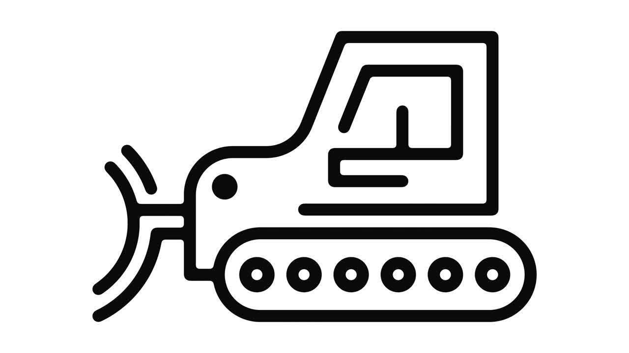 건설 라인 모션 그래픽