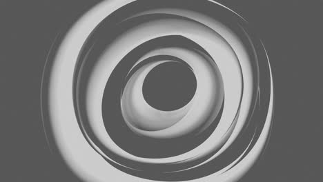 patrón circular abstracto en escala de gris