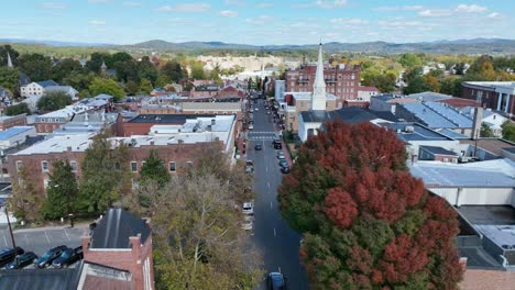 aerial-fast-pullout-lexington-virginia