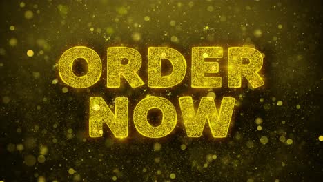 order now glitter banner