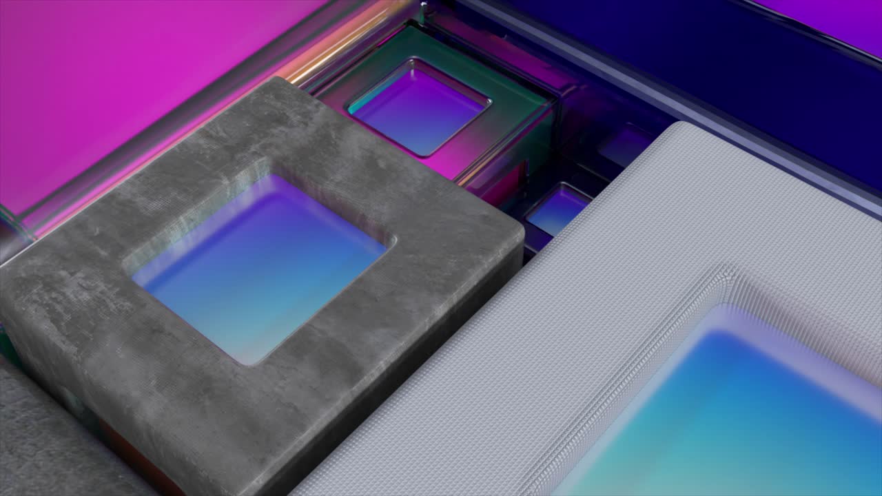 Abstract 3D Geometric Shapes