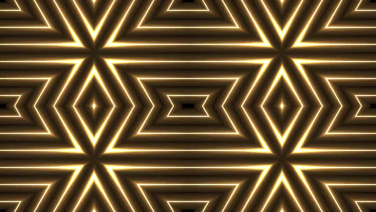 PATTERNS DIAMON GOLD LIGHTS VIDEO BACKGROUND