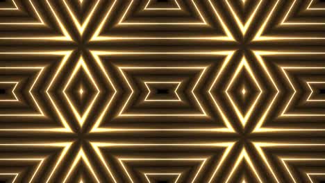 Muster-Diamant-Gold-Lichter-Videohintergrund
