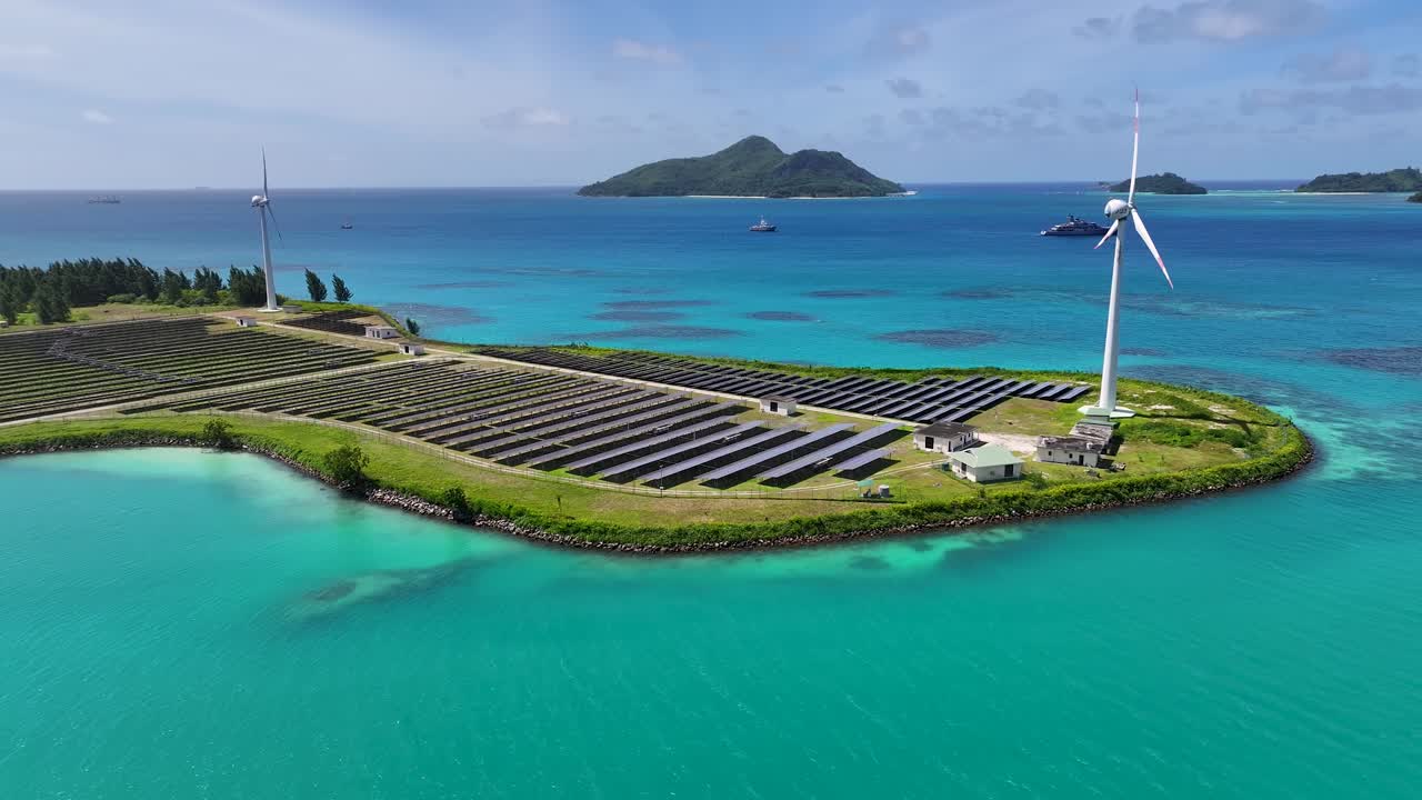 Renewable Energy Infrastructure on a Tropical Island
