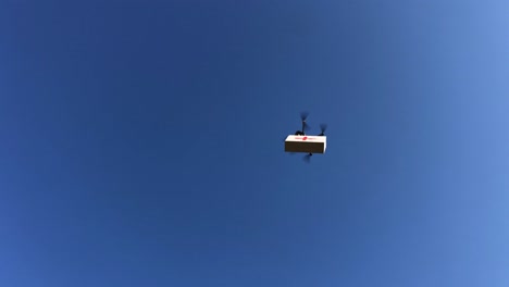 drone going for delivering first aid box drone going for delivering first aid box or medicine to costumer during covid19 or coronavirus lock down