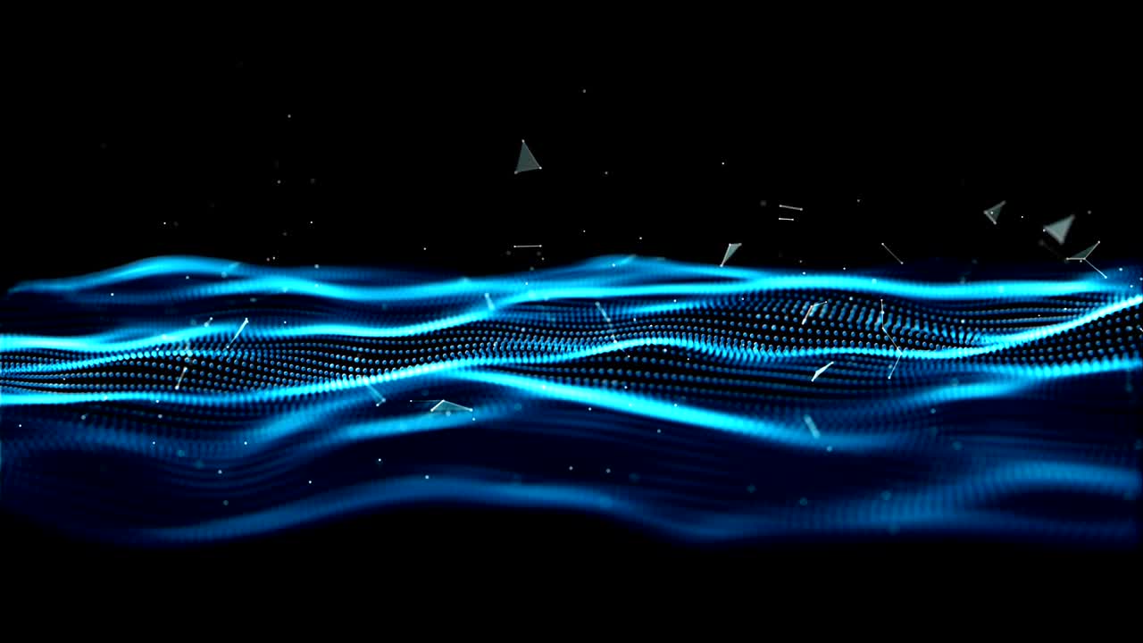 Technology Network Background.