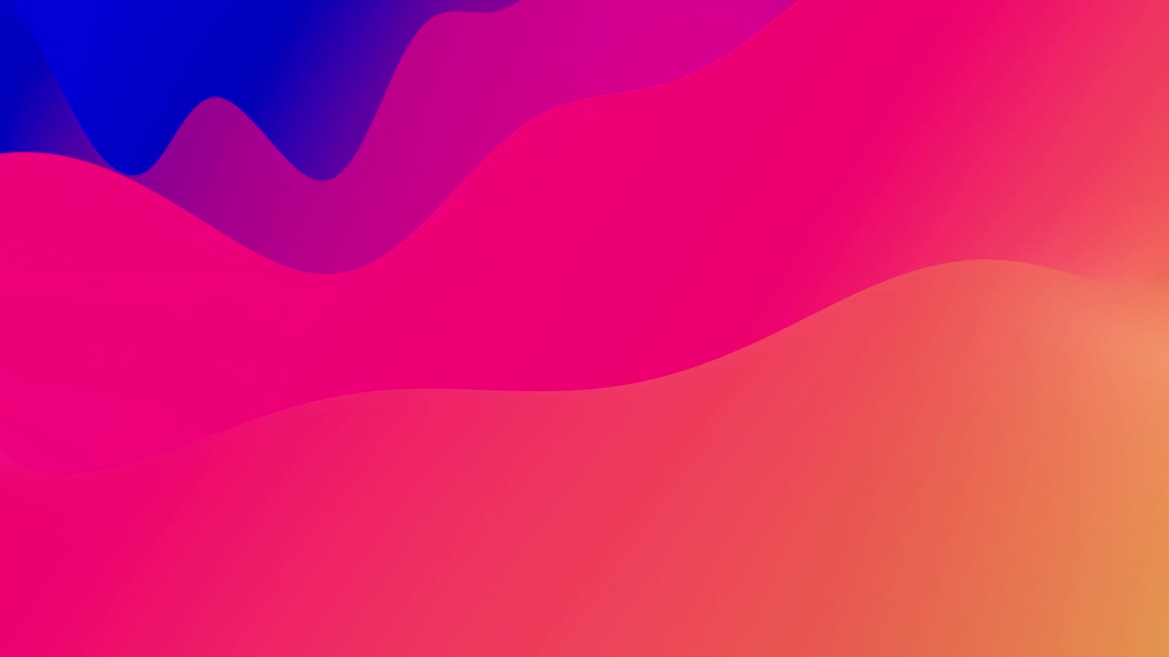4k bucle sin costuras con gradientes de arco iris fluido abstracto, superficie ondulada de brillo interno. hermosos gradientes de color como fondo líquido abstracto, animación suave. 3d en estilo moderno plano agradable