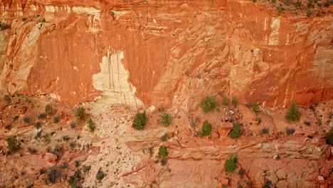 A sweeping aerial glide over the fantastical red-rock formations near Page, Arizona.