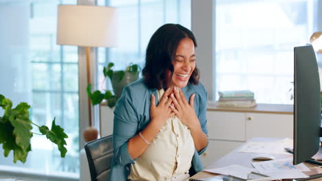 Business,-woman-and-paper-in-air