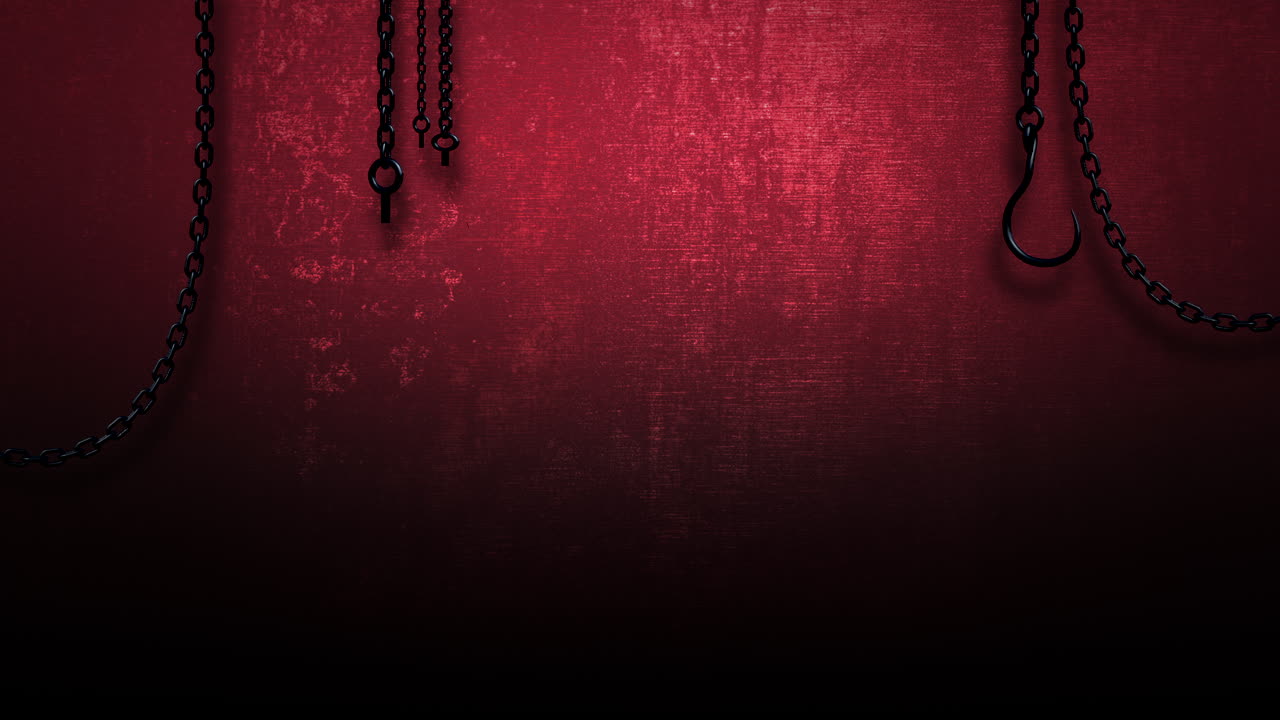 cadena de metal en textura oscura