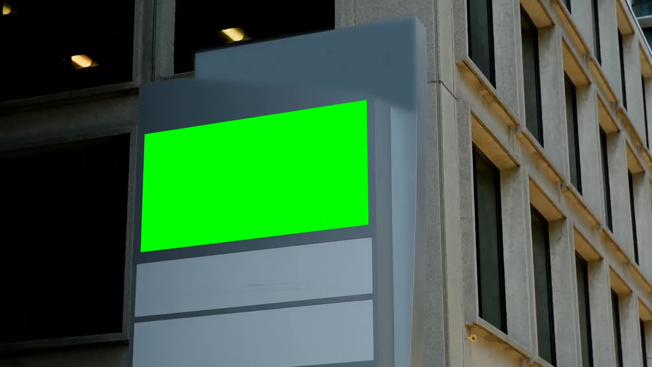 led hoarding на здании 4k