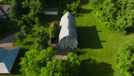 aerial-drone-shot-of-barn-on-a-farm