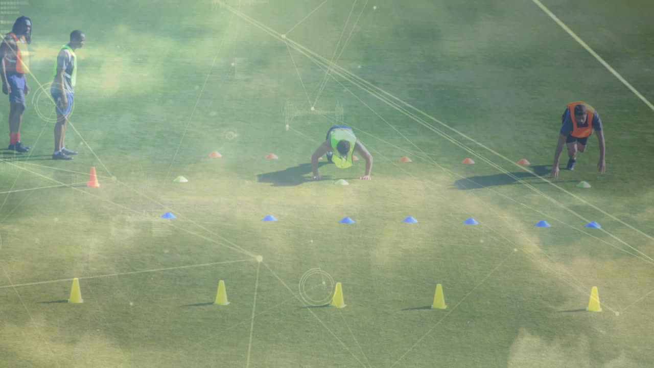 축구 선수들에 대한 데이터 처리 및 연결 네트워크의 활성화