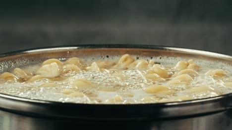 boiling dumplings