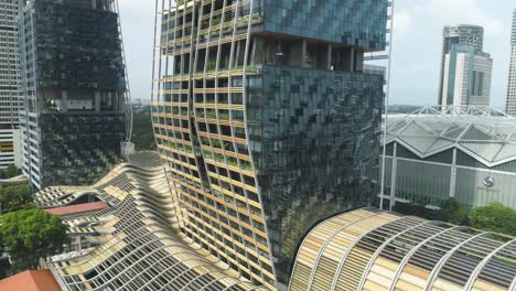 maravilla arquitectónica moderna en singapur