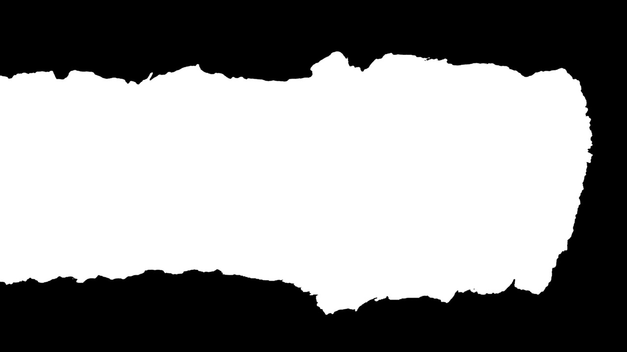 White Ripped Paper Transition Revealing Background