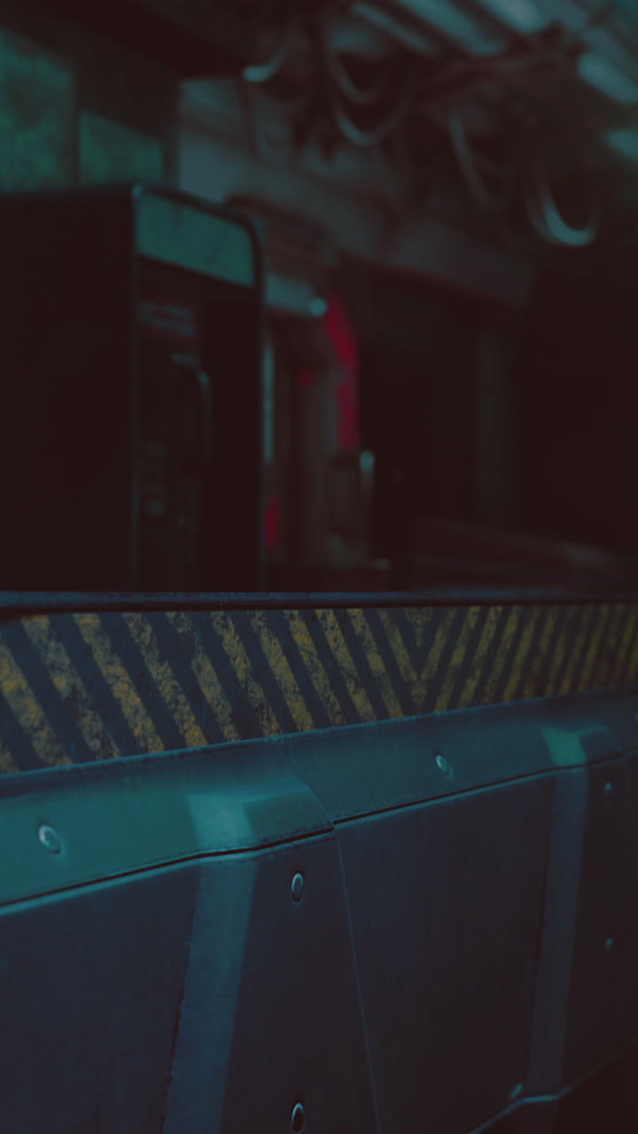 el callejón de la ciudad cyberpunk: un fondo de ciencia ficción futurista