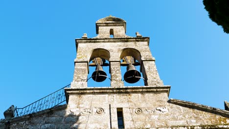 church bells of santa maría de feá, toén, spain