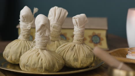 herbal compress massage