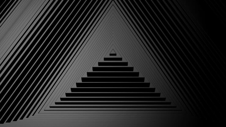 Triangles Forming A Wave