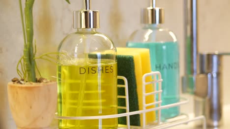 kitchen cleaning supplies