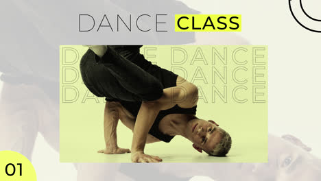 urban dance class and performance