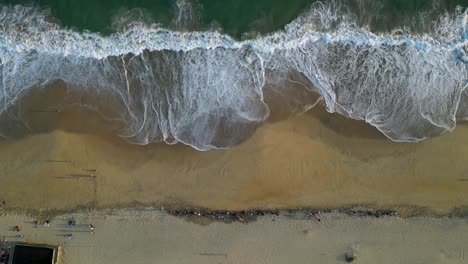 Spectacular-Aerial-Views:-Playa-Bacocho,-Puerto-Escondido-Oaxaca-Mexico