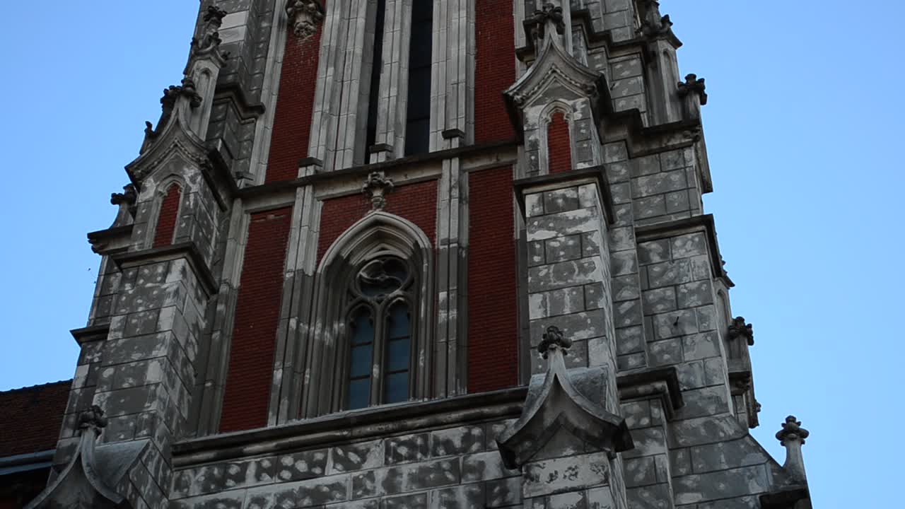 Cattedrale cattolica romana di San Nicola a Kiev, Ucraina. Riprese del tempio.