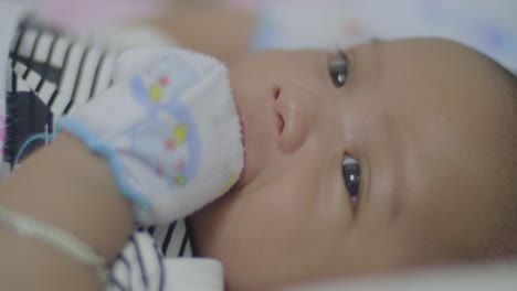 baby lying down