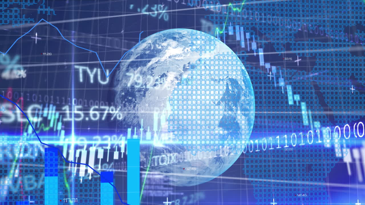 회전하는 지구에 대한 금융 데이터 처리