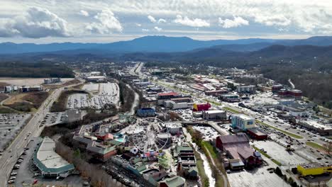 high-aerial-overlooking-pigeon-forge-tennessee