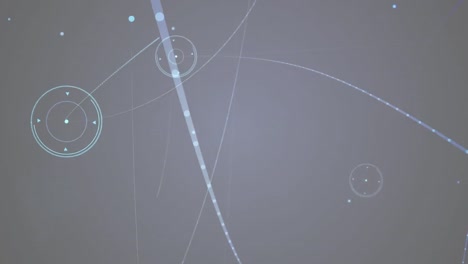 Animation-of-network-of-connections-on-black-background