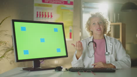 doctor giving presentation