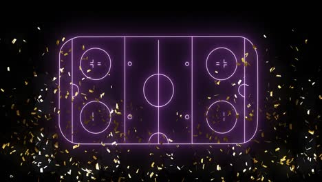 Animation-of-confetti-over-neon-stadium