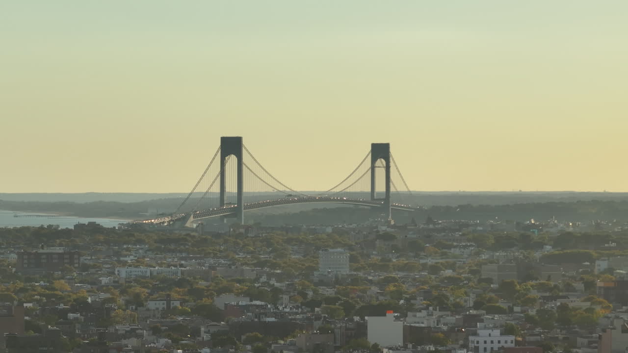 Verrazano-Narrows Bridge at Sunset
