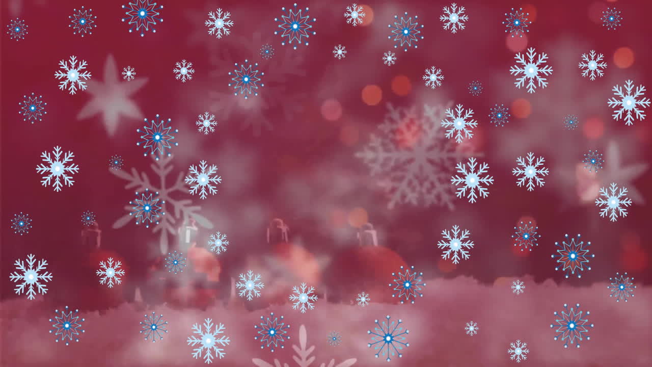 빨간색 배경에 떨어지는 눈알의 애니메이션