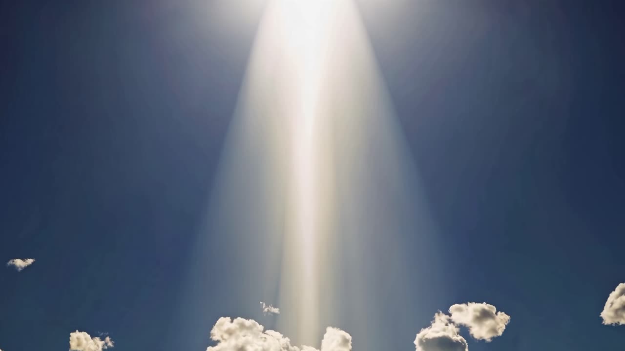 Sunbeams through Clouds