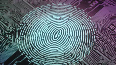 Exploring the connection between digital fingerprint patterns and cybersecurity solutions, demonstrating innovative technology for enhanced protection in computer systems.