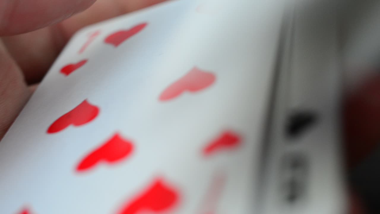 Playing cards. Card play
