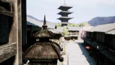 Japan-cityscape-in-tample-historic-district