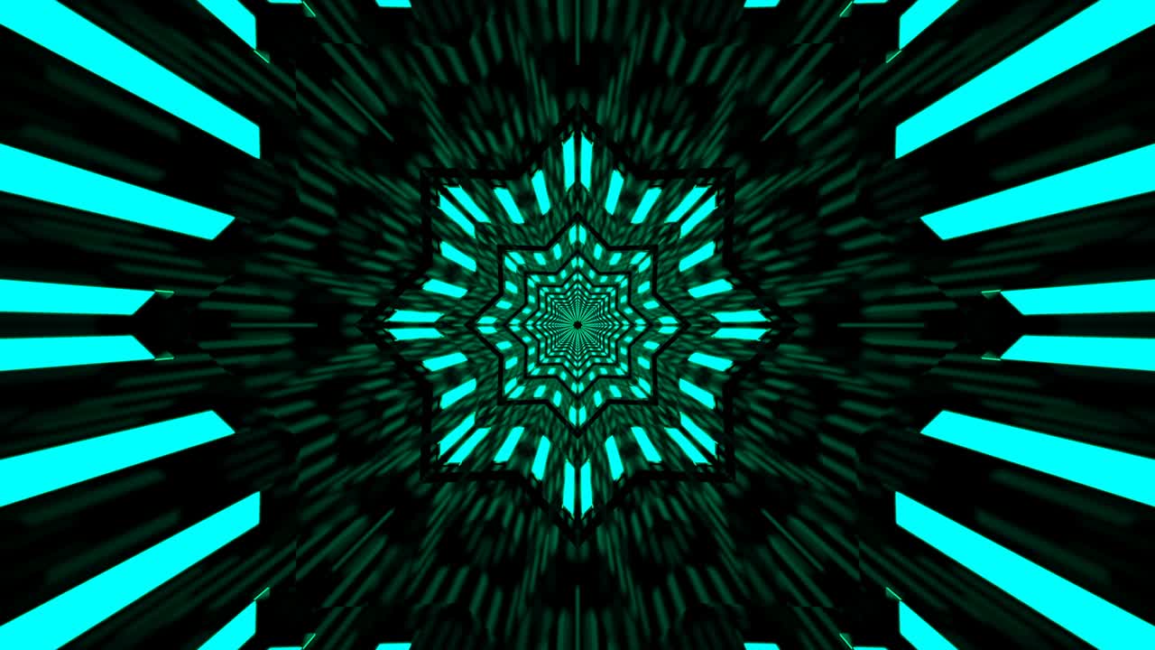Túnel de Corredor Abstrato Tecnológico em Loop para Fundo