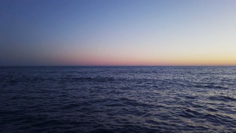 ocean waves loop during sunset