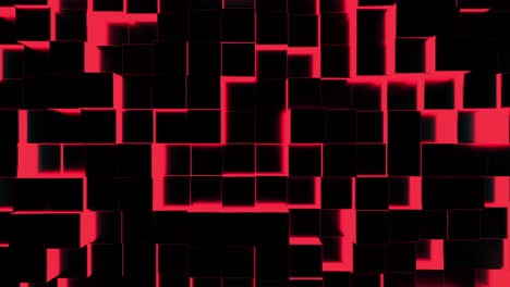 fondo geométrico abstracto rojo y negro