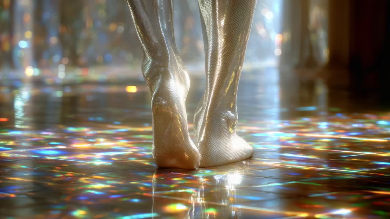 An Enchanting Display of Reflection and Light: A Captivating Moment Captured with Shimmering Textures and Colorful Patterns Forming Across a Polished Surface Highlighting a Unique Visual Experience
