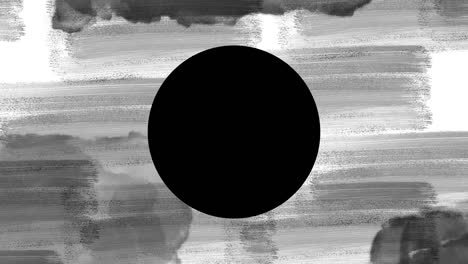 black and white animation  2d illustration 4k copy space