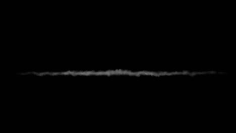 spreading red smoke (type 2), developing from thin line.