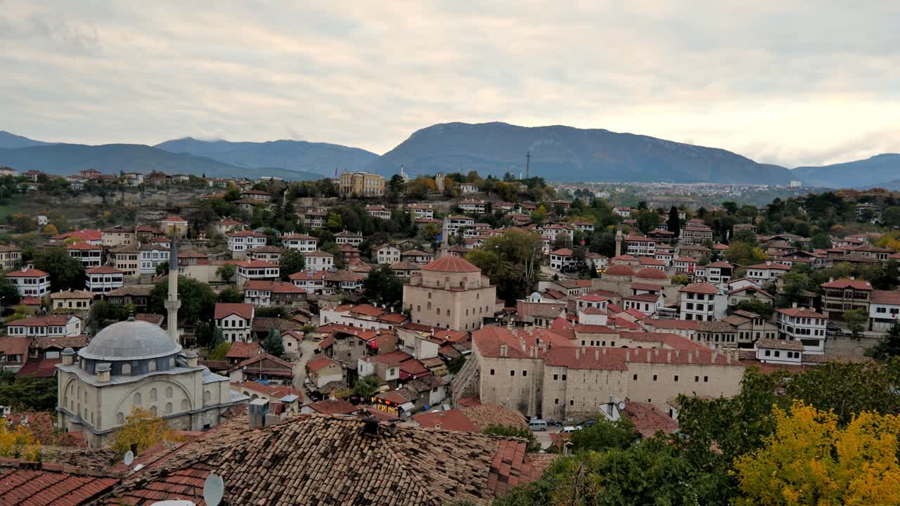 safranbolu, turquía, la vista de la zona de la ciudad vieja de safranbolo, sitio del patrimonio mundial de la unesco