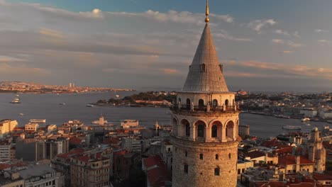 galata tower in istanbul turkey