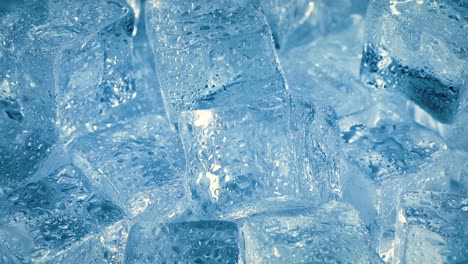 ice cubes closeup, abstract background.